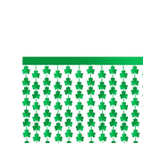 Maxbell Shamrock Tinsel Foil Fringe Curtains Garland Backdrop Decorations Party