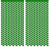 Maxbell Shamrock Tinsel Foil Fringe Curtains Garland Backdrop Decorations Party
