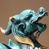 Maxbell Pixiu Sculpture Resin Craft Collection for Bedroom Fireplace Home Decoration Large