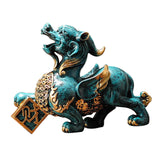 Maxbell Pixiu Sculpture Resin Craft Collection for Bedroom Fireplace Home Decoration Large