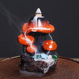 Maxbell Mushroom Backflow Incense Burner Censer for Home Living Room Decoration