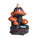 Maxbell Mushroom Backflow Incense Burner Censer for Home Living Room Decoration