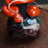 Maxbell Mushroom Backflow Incense Burner Censer for Home Living Room Decoration