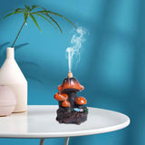 Maxbell Mushroom Backflow Incense Burner Censer for Home Living Room Decoration