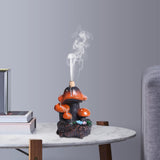 Maxbell Mushroom Backflow Incense Burner Censer for Home Living Room Decoration