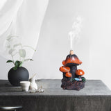 Maxbell Mushroom Backflow Incense Burner Censer for Home Living Room Decoration