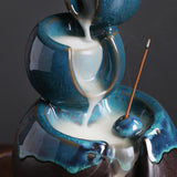 Maxbell Backflow Incense Burner Waterfall Incense Holder for Yoga Indoor Desktop
