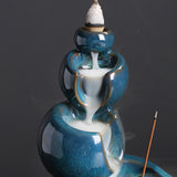 Maxbell Backflow Incense Burner Waterfall Incense Holder for Yoga Indoor Desktop