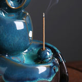 Maxbell Backflow Incense Burner Waterfall Incense Holder for Yoga Indoor Desktop