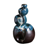 Maxbell Backflow Incense Burner Waterfall Incense Holder for Yoga Indoor Desktop