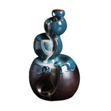 Maxbell Backflow Incense Burner Waterfall Incense Holder for Yoga Indoor Desktop