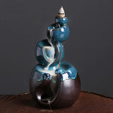 Maxbell Backflow Incense Burner Waterfall Incense Holder for Yoga Indoor Desktop