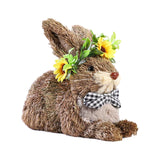 Maxbell Easter Rabbit Statue Decorative Art Crafts Ornament for Cafe Festivals Desk