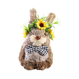 Maxbell Easter Rabbit Statue Decorative Art Crafts Ornament for Cafe Festivals Desk
