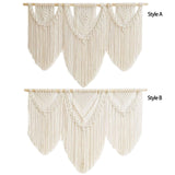 Maxbell Large Macrame Tassel Tapestry Dorm Room Wedding Backdrop Background Style A