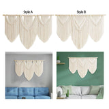 Maxbell Large Macrame Tassel Tapestry Dorm Room Wedding Backdrop Background Style A