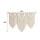 Maxbell Large Macrame Tassel Tapestry Dorm Room Wedding Backdrop Background Style A