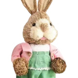 Maxbell Cartoon Standing Easter Bunny Figurine Doll Decoration 35cm Tall Stylish Style B