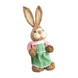 Maxbell Cartoon Standing Easter Bunny Figurine Doll Decoration 35cm Tall Stylish Style B