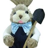 Maxbell Cartoon Standing Easter Bunny Figurine Doll Decoration 35cm Tall Stylish Style D