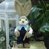 Maxbell Cartoon Standing Easter Bunny Figurine Doll Decoration 35cm Tall Stylish Style D