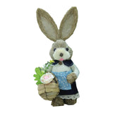 Maxbell Cartoon Standing Easter Bunny Figurine Doll Decoration 35cm Tall Stylish Style E