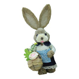 Maxbell Cartoon Standing Easter Bunny Figurine Doll Decoration 35cm Tall Stylish Style E