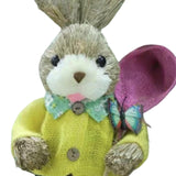 Maxbell Cartoon Standing Easter Bunny Figurine Doll Decoration 35cm Tall Stylish Style F