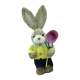 Maxbell Cartoon Standing Easter Bunny Figurine Doll Decoration 35cm Tall Stylish Style F