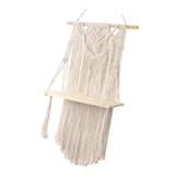 Maxbell Woven Tapestry Tassel Wall Hanging Decoration Birthday Gift Storage Rack