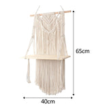 Maxbell Woven Tapestry Tassel Wall Hanging Decoration Birthday Gift Storage Rack