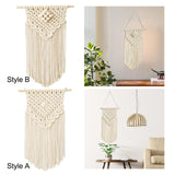 Maxbell Macrame Wall Hanging Bohemian Tapestries 35x60cm Ornaments Braided Elegant Style A