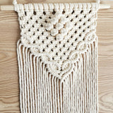 Maxbell Macrame Wall Hanging Bohemian Tapestries 35x60cm Ornaments Braided Elegant Style B