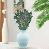Maxbell Eucalyptus Lavender Flowers Bundle Plant for Office Decorations Dining Room