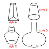 Maxbell Flower Shelf Centerpieces Floral Arrangement Display Flower Racks for Decor style A