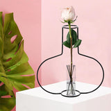 Maxbell Flower Shelf Centerpieces Floral Arrangement Display Flower Racks for Decor style D