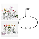 Maxbell Flower Shelf Centerpieces Floral Arrangement Display Flower Racks for Decor style D