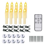 Maxbell 10 Pieces LED Candles Battery Operated Candle Lights for Window Ground Party