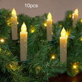Maxbell 10 Pieces LED Candles Battery Operated Candle Lights for Window Ground Party