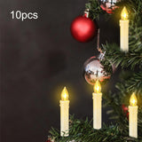 Maxbell 10 Pieces LED Candles Battery Operated Candle Lights for Window Ground Party