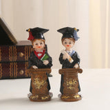 Maxbell Small doll Statue Figurine Tabletop Sculpture for Office Window Bedroom male