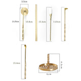 Maxbell Set of 6 Incense Making Professional Censer Tool Set for Party Gift Holidays