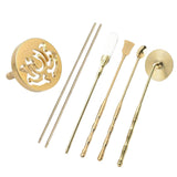 Maxbell Set of 6 Incense Making Professional Censer Tool Set for Party Gift Holidays