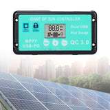 Maxbell PWM Solar Charge Controller Camping Outdoor Activities with LCD Display