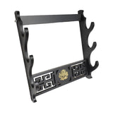 Maxbell Japanese Samurai Sword Holder Bracket Katana Dragon Wall storage Three layers