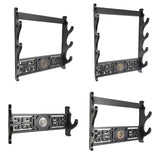 Maxbell Sword Holder Stand Wall Mount Living Room Wakizashi Display Hanger Hook 1 Tier 37x9.5x19.5cm