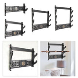 Maxbell Sword Holder Stand Wall Mount Living Room Wakizashi Display Hanger Hook 1 Tier 37x9.5x19.5cm