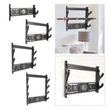 Maxbell Sword Holder Stand Wall Mount Living Room Wakizashi Display Hanger Hook 1 Tier 37x9.5x19.5cm
