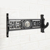 Maxbell Sword Holder Stand Wall Mount Living Room Wakizashi Display Hanger Hook 1 Tier 37x9.5x19.5cm