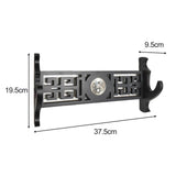 Maxbell Sword Holder Stand Wall Mount Living Room Wakizashi Display Hanger Hook 1 Tier 37x9.5x19.5cm